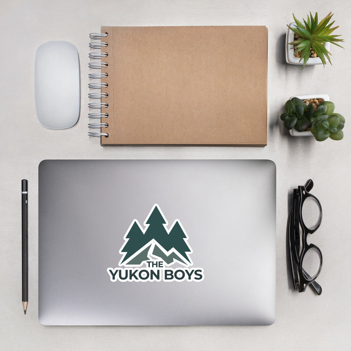 The Yukon Boys sticker, 5.5 inch, lifestyle photo 1