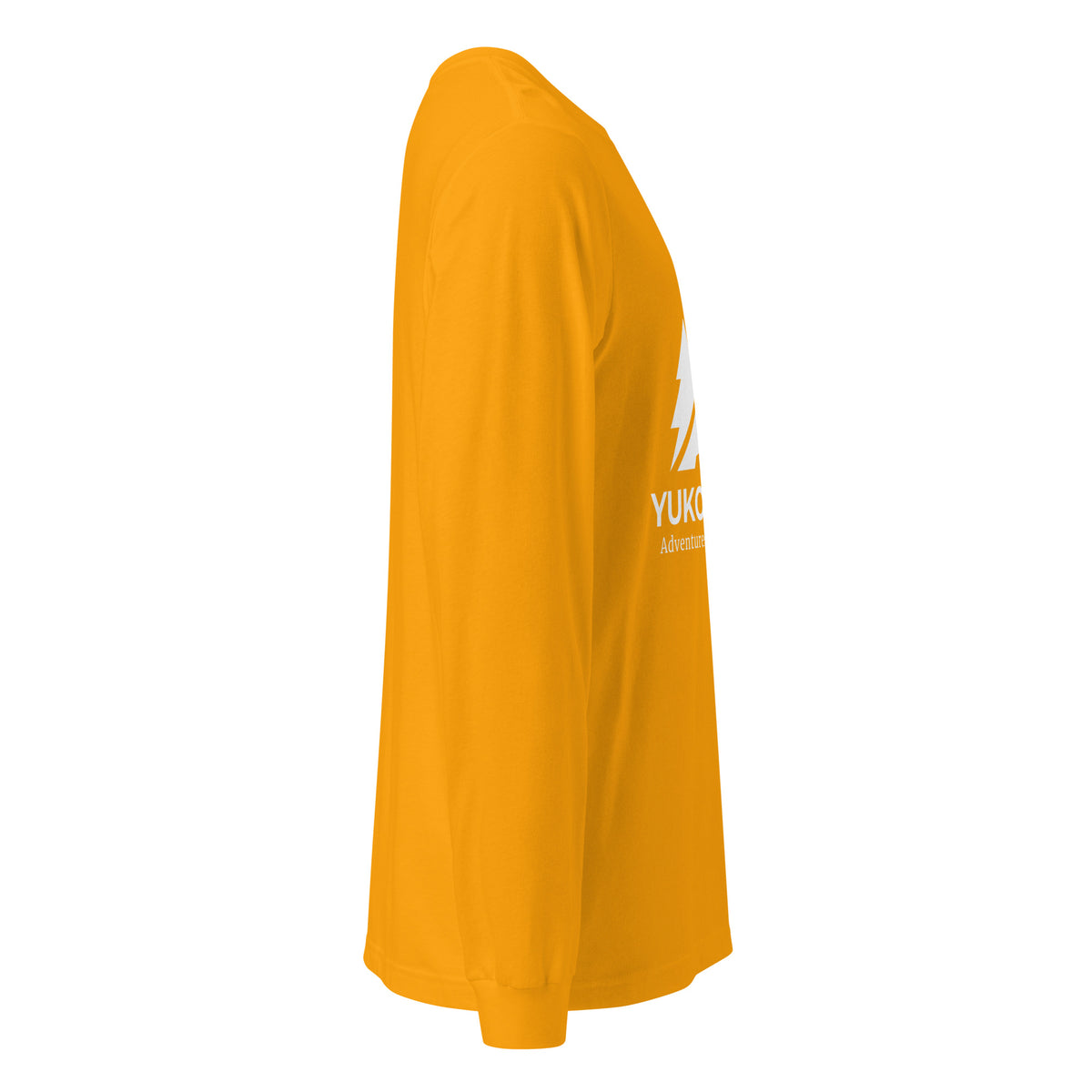 Gold Yukon Boys Long Sleeve Tee, right side view