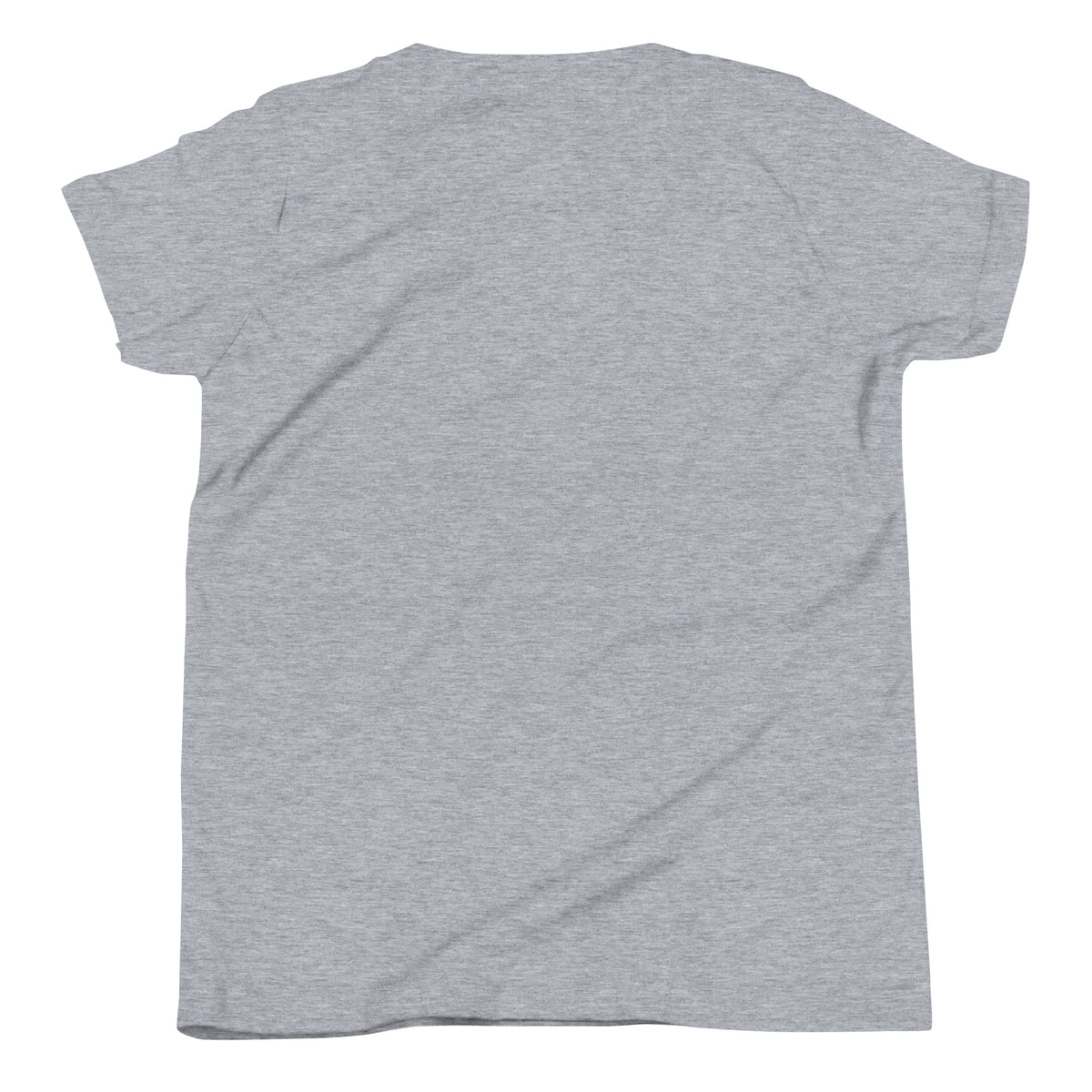 Athletic Heather Yukon Boys Youth Tee, back view