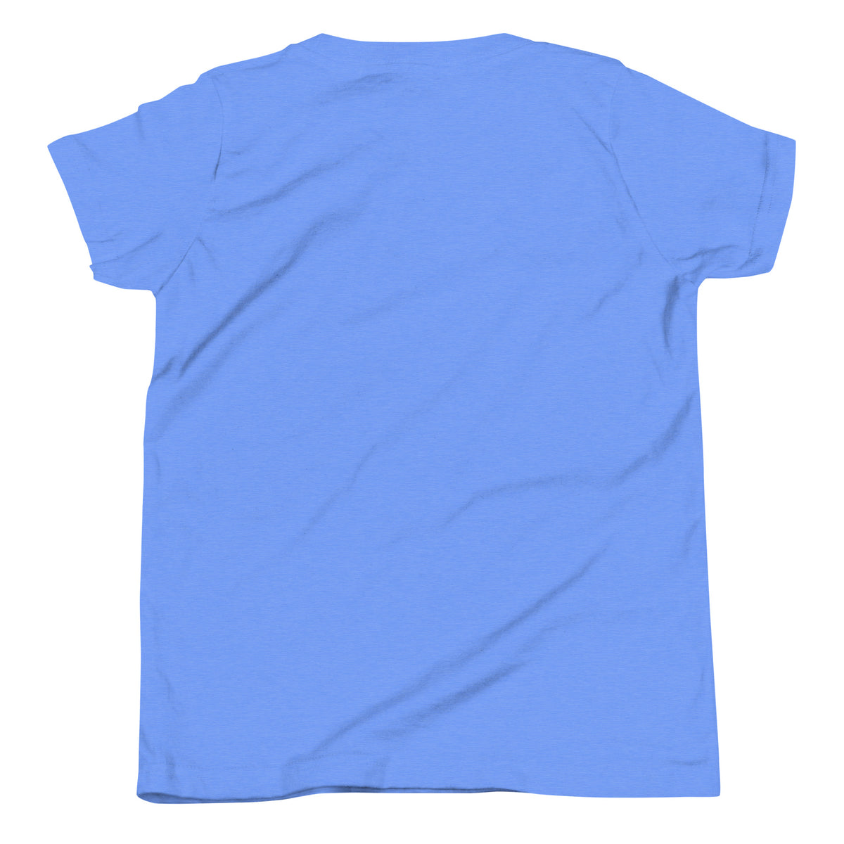 Heather Columbia Blue Yukon Boys Youth Tee, back view